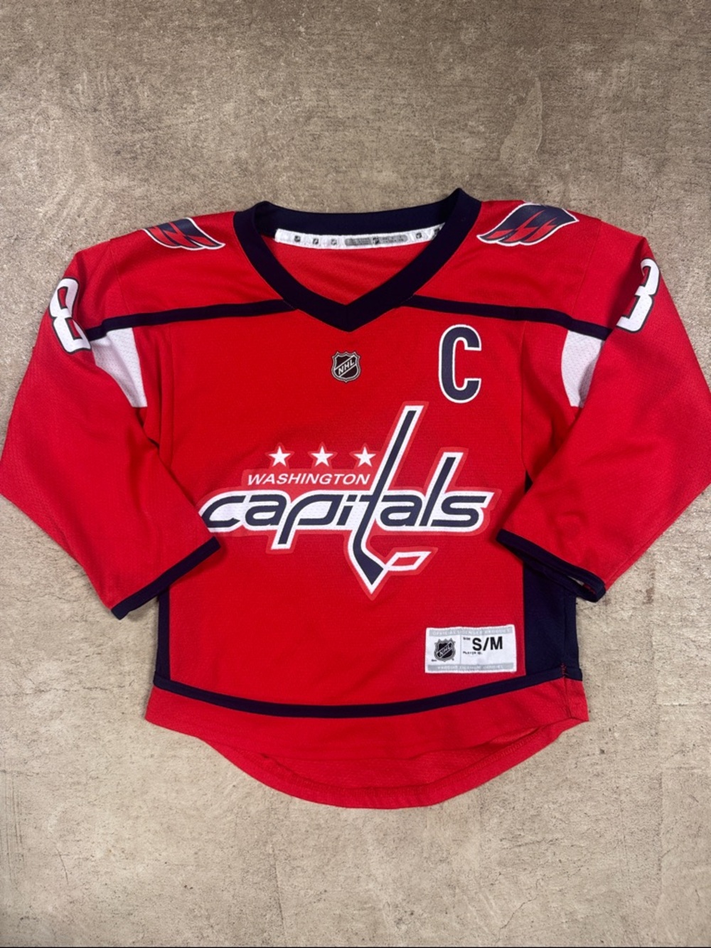 Youth Washington Capitals Ovechkin Hockey Jersey - S/M